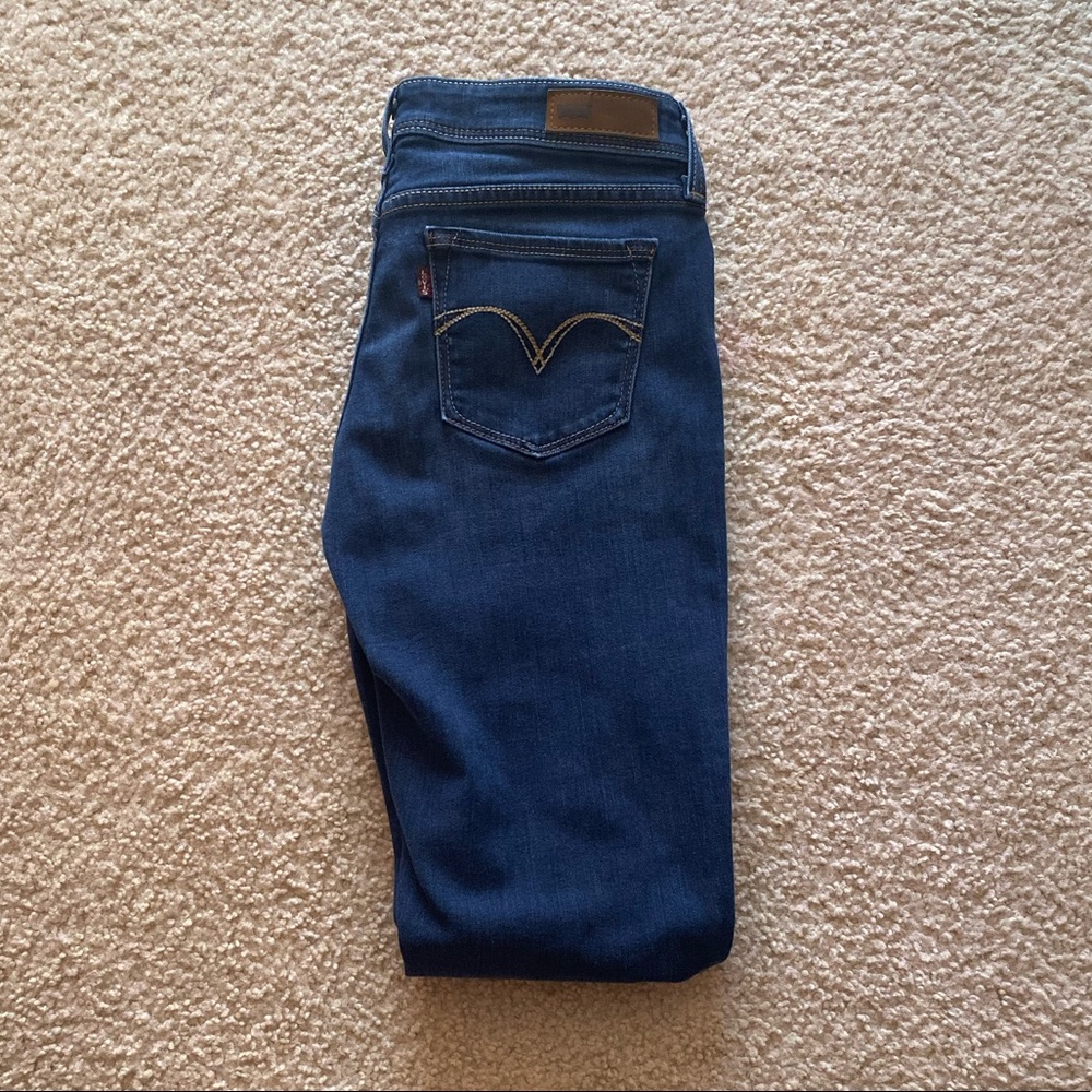 Levi Demi Curve Low Rise  Skinny Jeans
